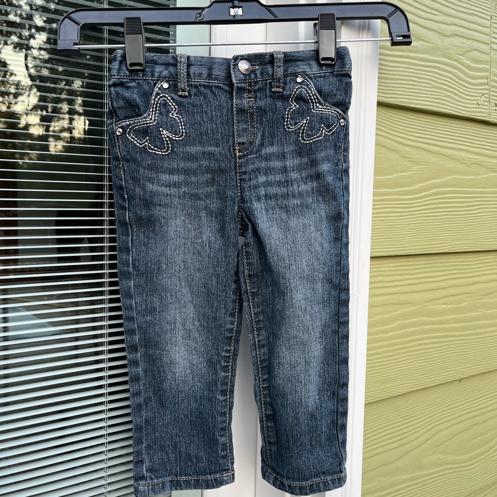 Butterfly girls skinny jeans